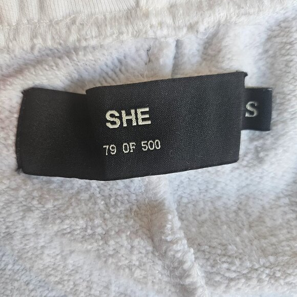 Darc Sport She Wolves White Fleece Sweatpants Jogger Women's Small 79 Of 500 - Picture 7 of 12